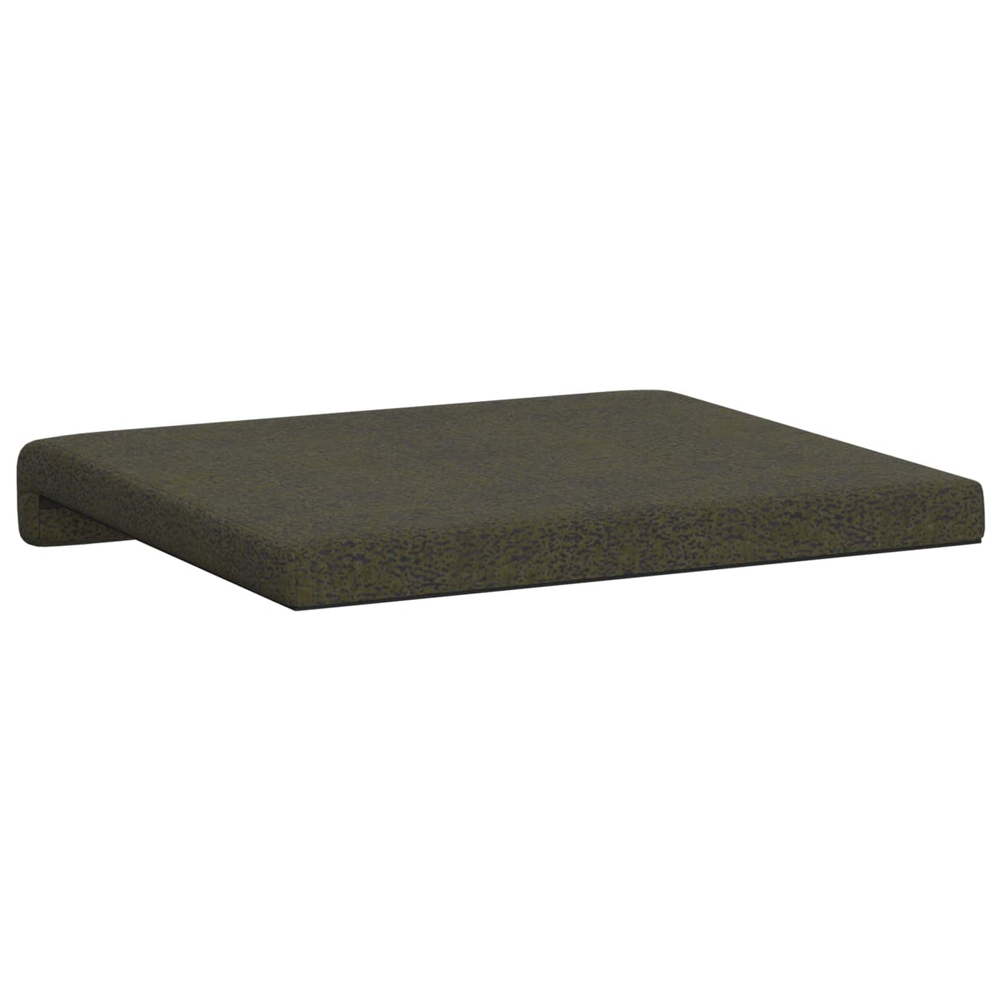 Bench Cushion 4 pcs Faux Suede Fabric Army Green Depth 35 cm