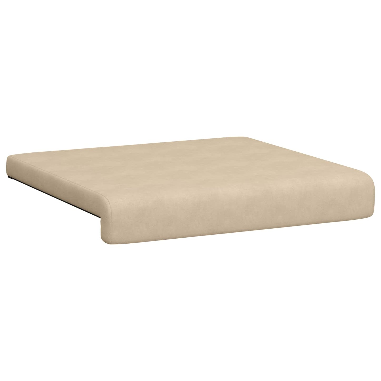 Bench Cushion 4 pcs Microfiber Cream Depth 35 cm