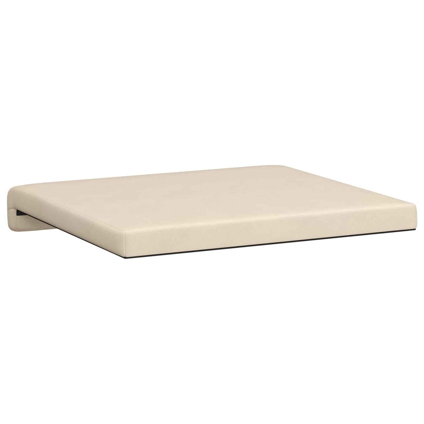 Bench Cushion 4 pcs Microfiber Beige Depth 35 cm
