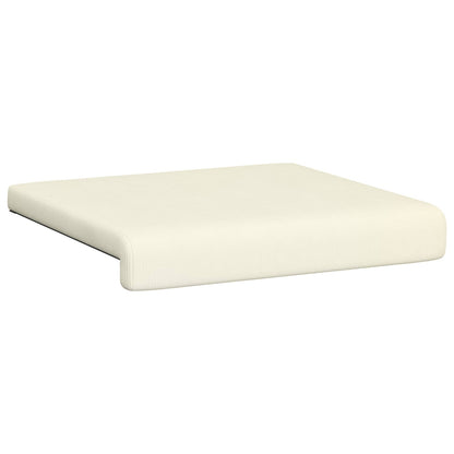 Bench Cushion 4 pcs Corduroy Cream Depth 35 cm