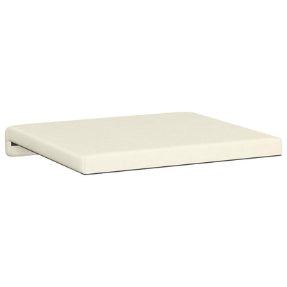 Bench Cushion 4 pcs Corduroy Cream Depth 35 cm