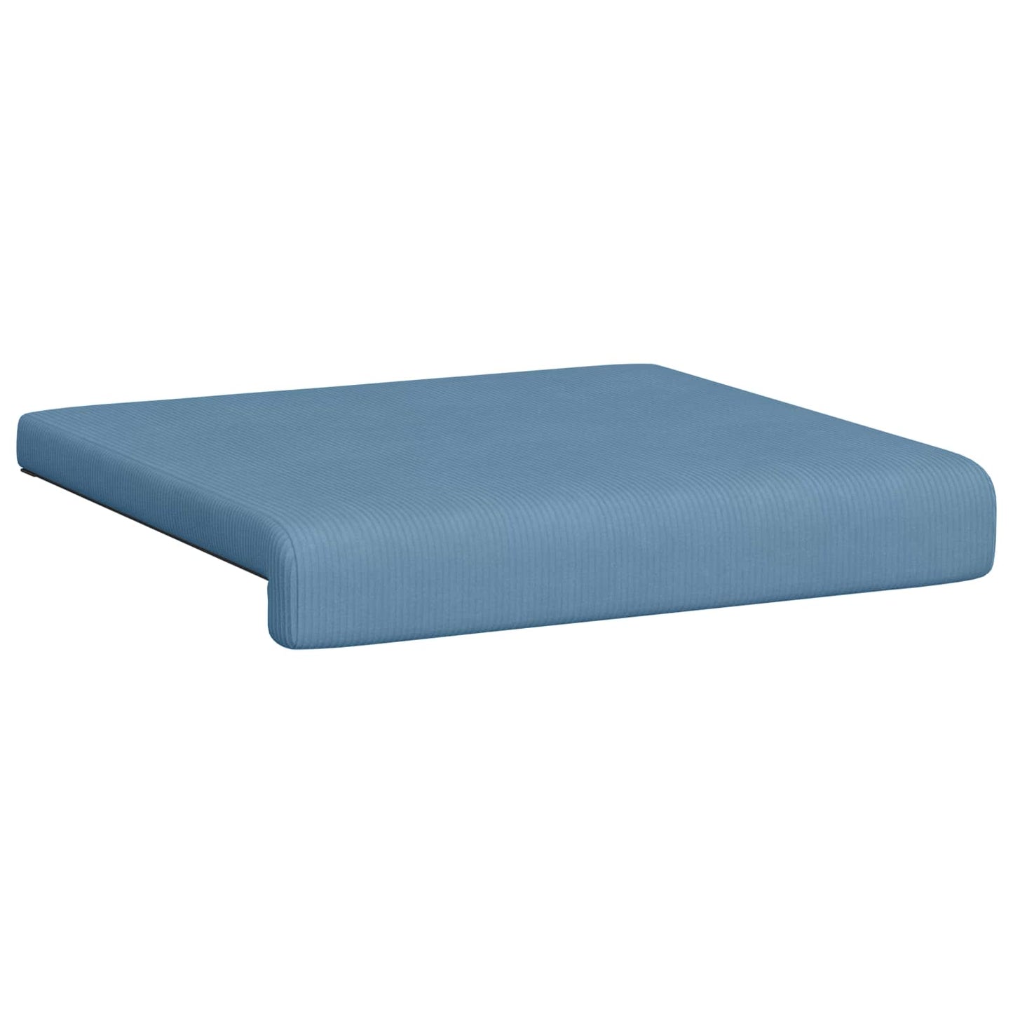 Bench Cushion 4 pcs Corduroy Blue Depth 35 cm