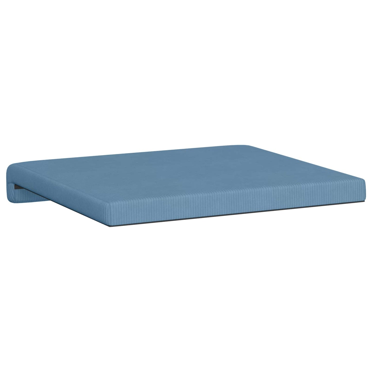 Bench Cushion 4 pcs Corduroy Blue Depth 35 cm