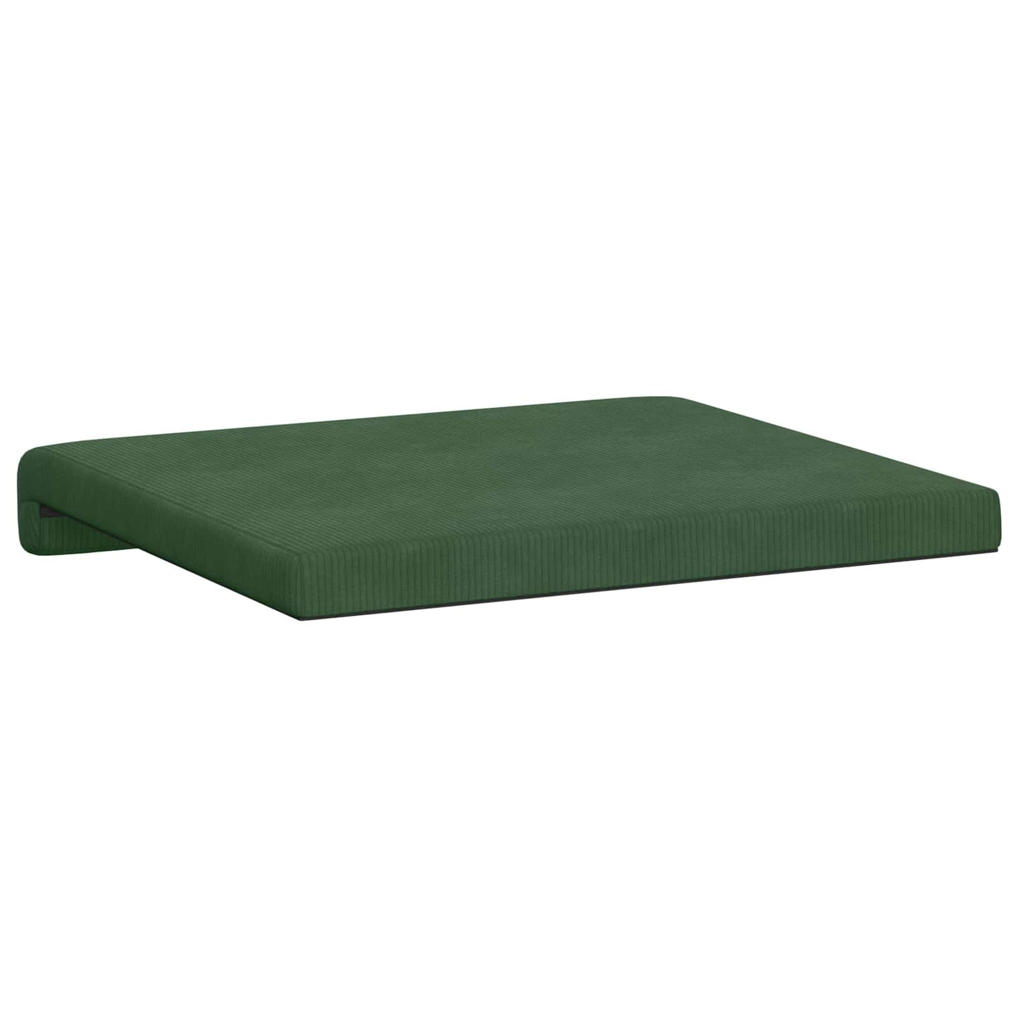 Bench Cushion 4 pcs Corduroy Dark Green Depth 35 cm