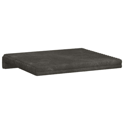Bench Cushion 4 pcs Plush Corduroy Anthracite Depth 35 cm