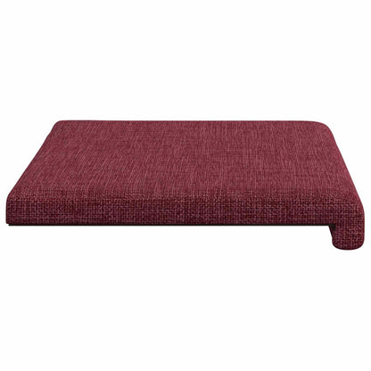 Bench Cushion Fabric Wine Red Depth 35 cm