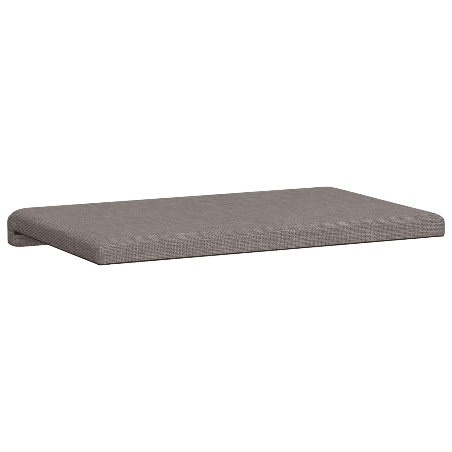Bench Cushion Fabric Taupe Depth 35 cm