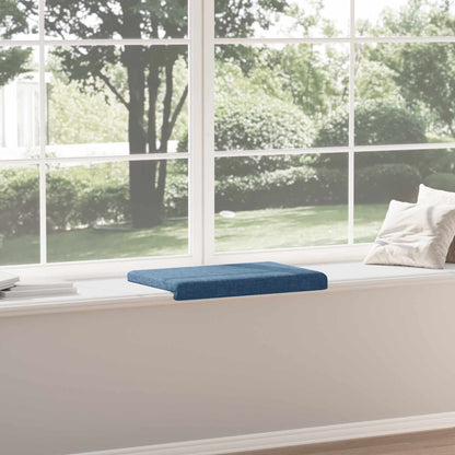 Bench Cushion Fabric Blue Depth 35 cm