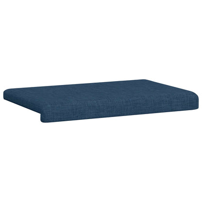 Bench Cushion Fabric Blue Depth 35 cm