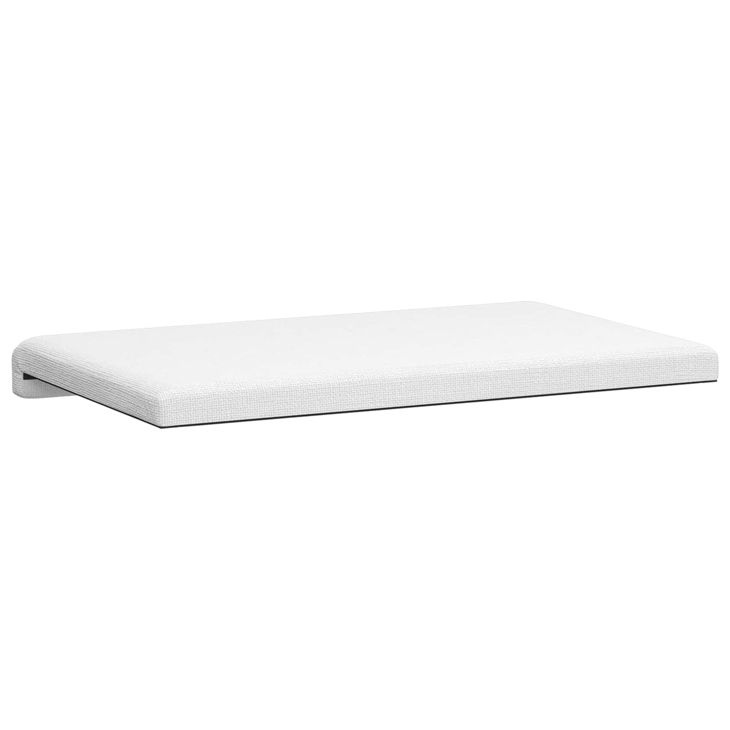 Bench Cushion Fabric White Depth 35 cm