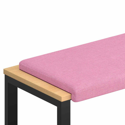 Bench Cushion Fabric Pink Depth 35 cm