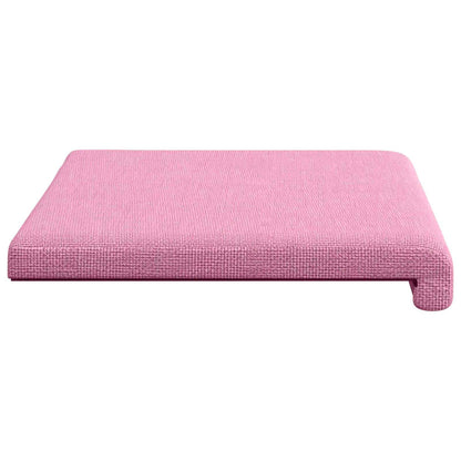 Bench Cushion Fabric Pink Depth 35 cm