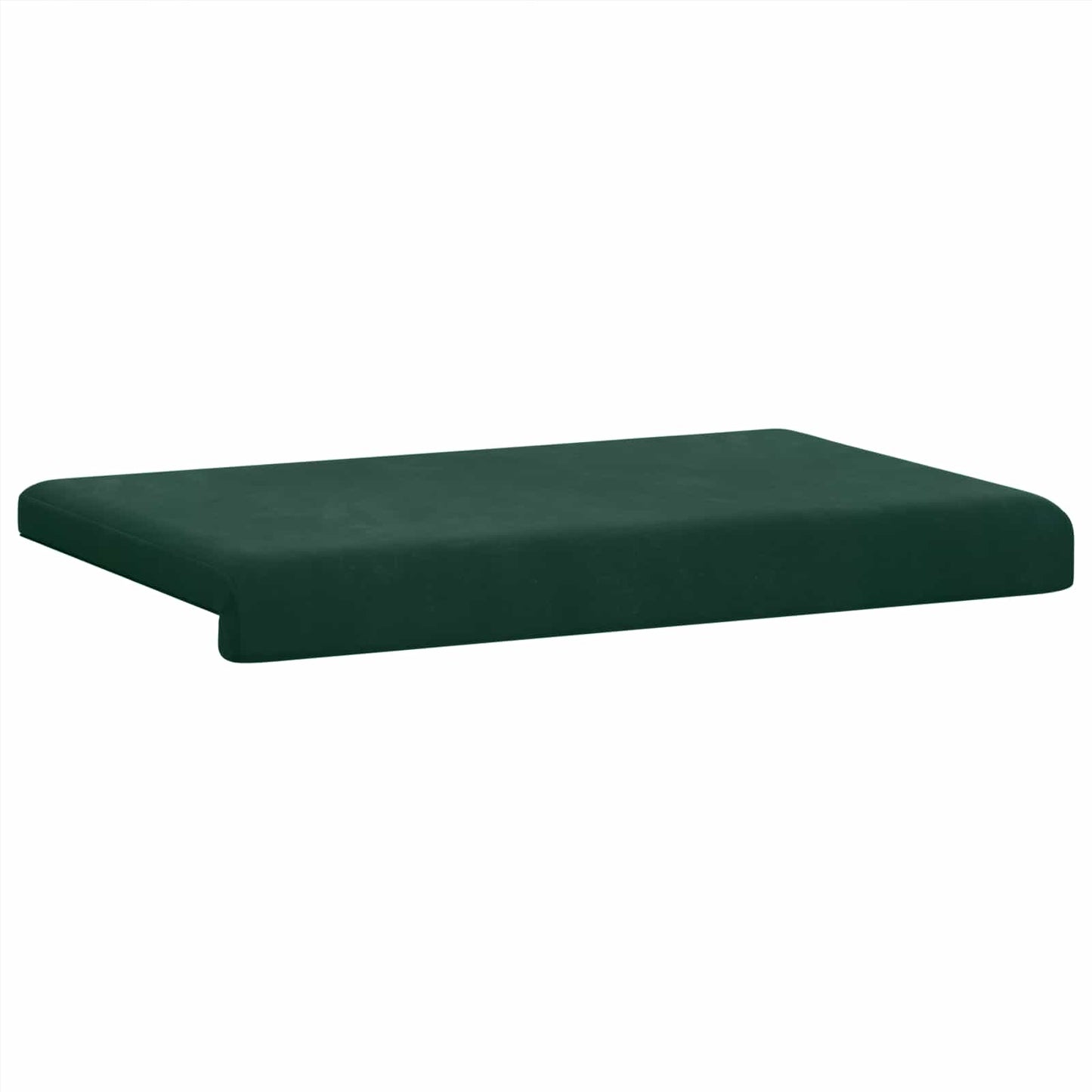 Bench Cushion Velvet Dark Green Depth 35 cm