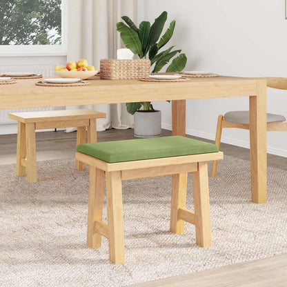 Bench Cushion Velvet Light Green Depth 35 cm