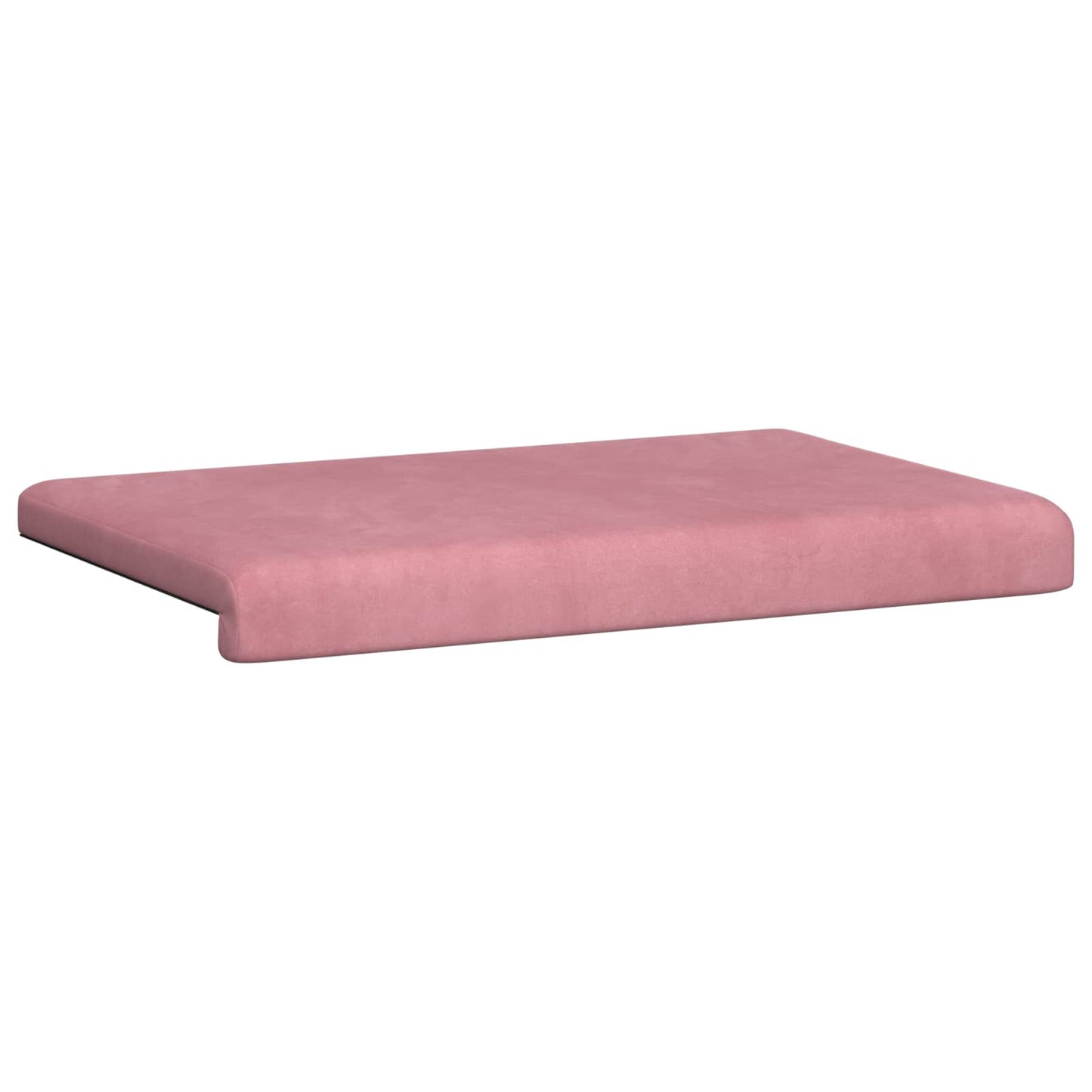 Bench Cushion Velvet Pink Depth 35 cm