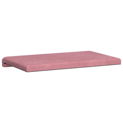 Bench Cushion Velvet Pink Depth 35 cm