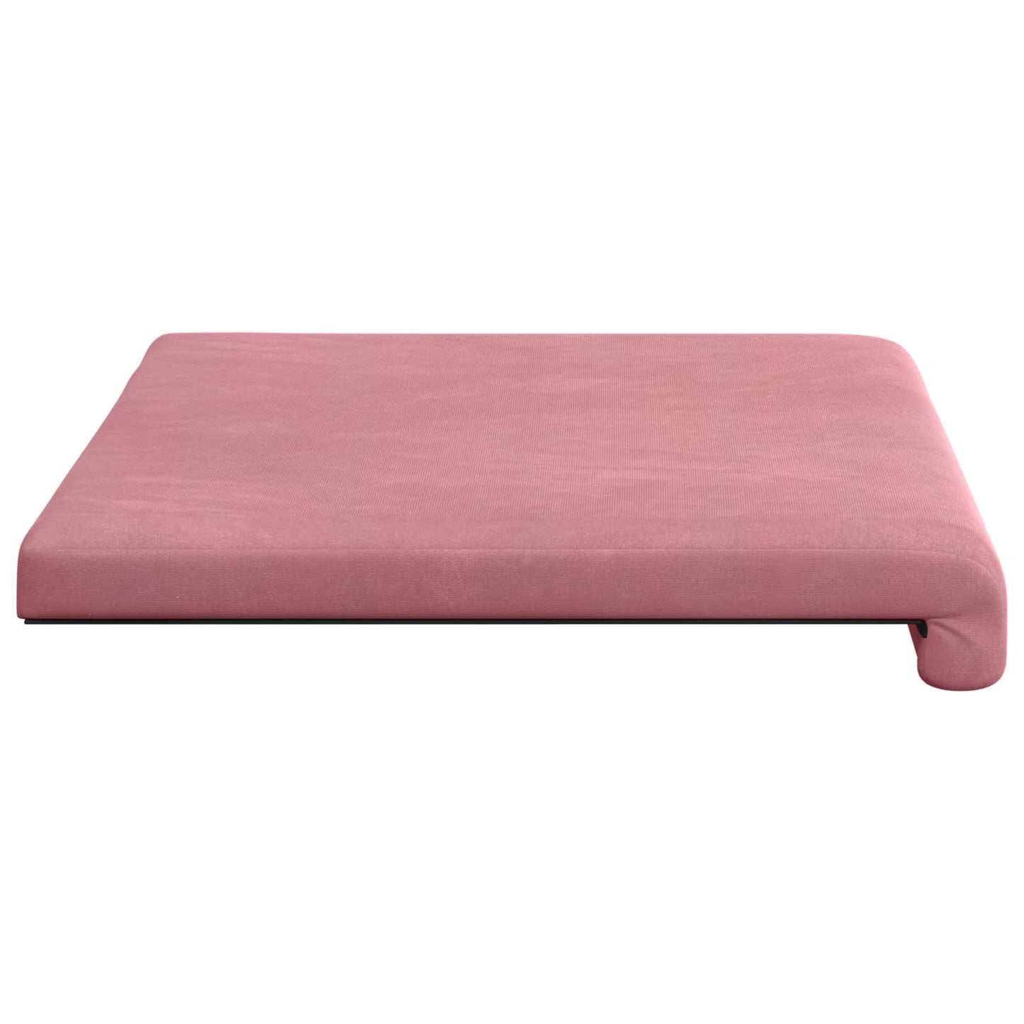Bench Cushion Velvet Pink Depth 35 cm