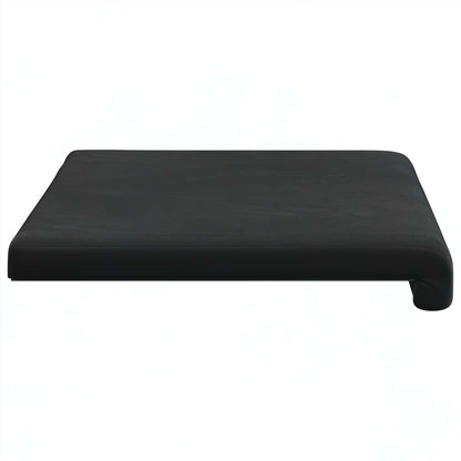 Bench Cushion Velvet Black Depth 35 cm