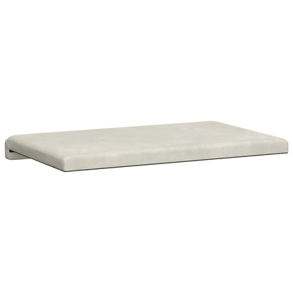 Bench Cushion Velvet Cream Depth 35 cm