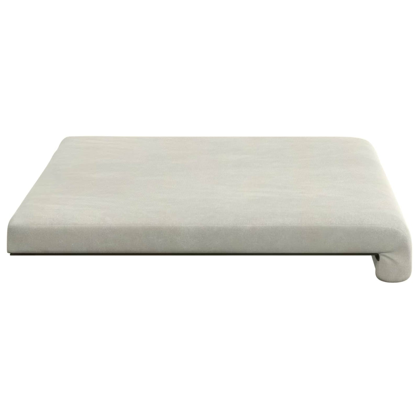Bench Cushion Velvet Cream Depth 35 cm