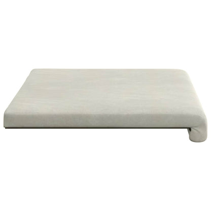 Bench Cushion Velvet Cream Depth 35 cm