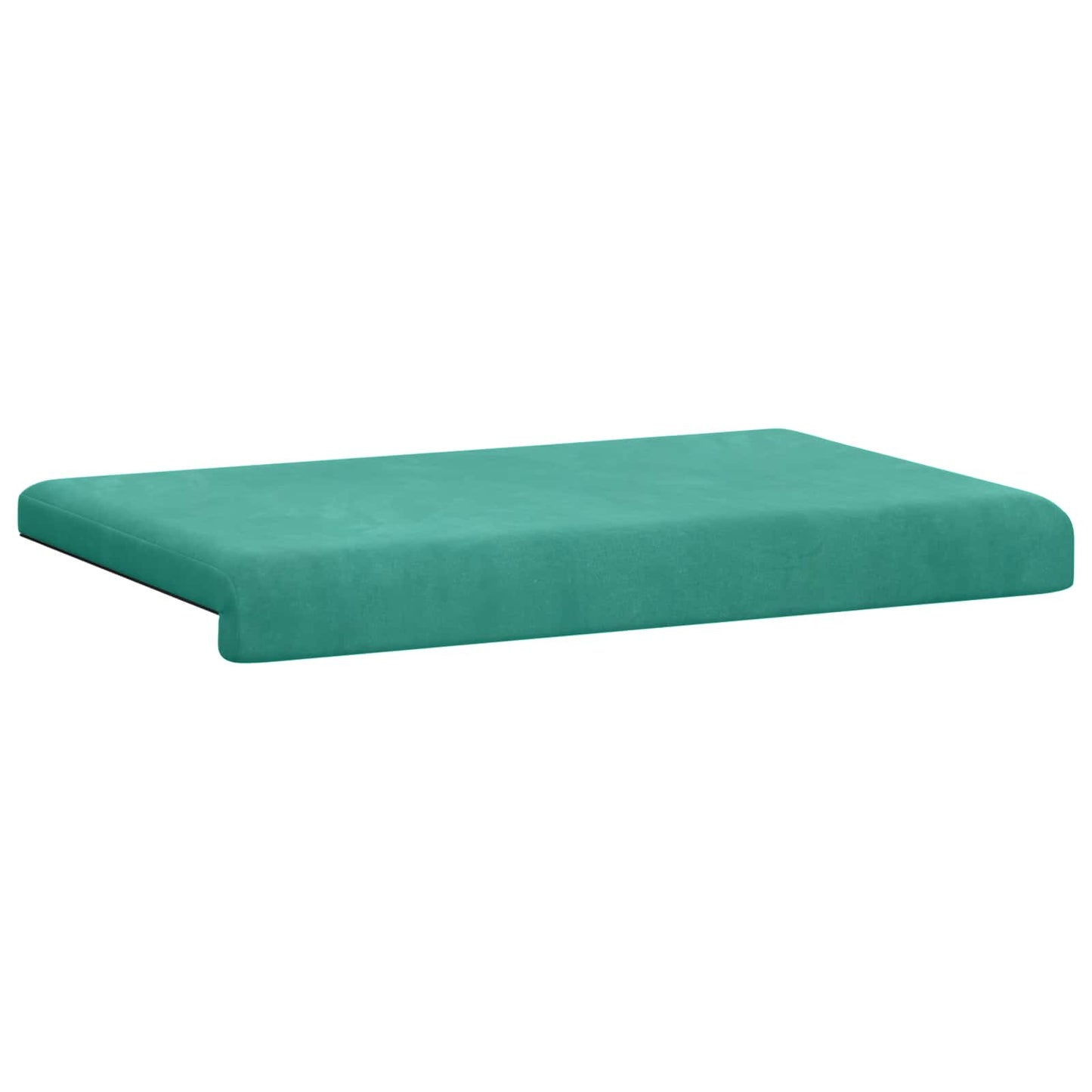 Bench Cushion Velvet Turquoise Depth 35 cm