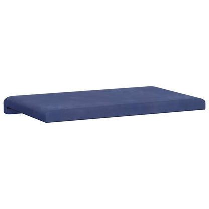 Bench Cushion Velvet Police Blue Depth 35 cm