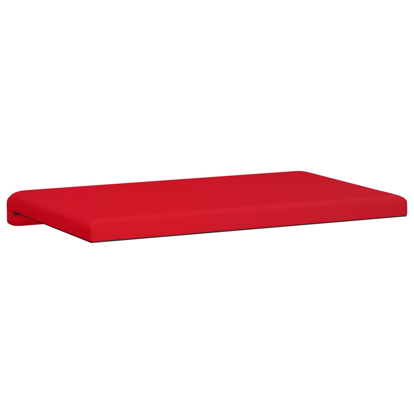 Bench Cushion Faux Leather Red Depth 35 cm