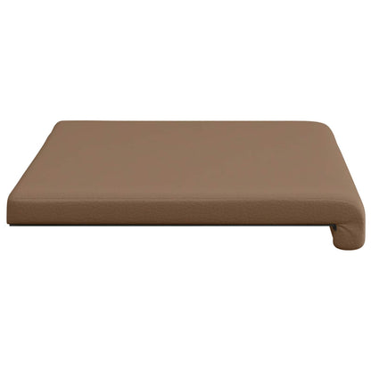 Bench Cushion Faux Leather Cappuccino Depth 35 cm
