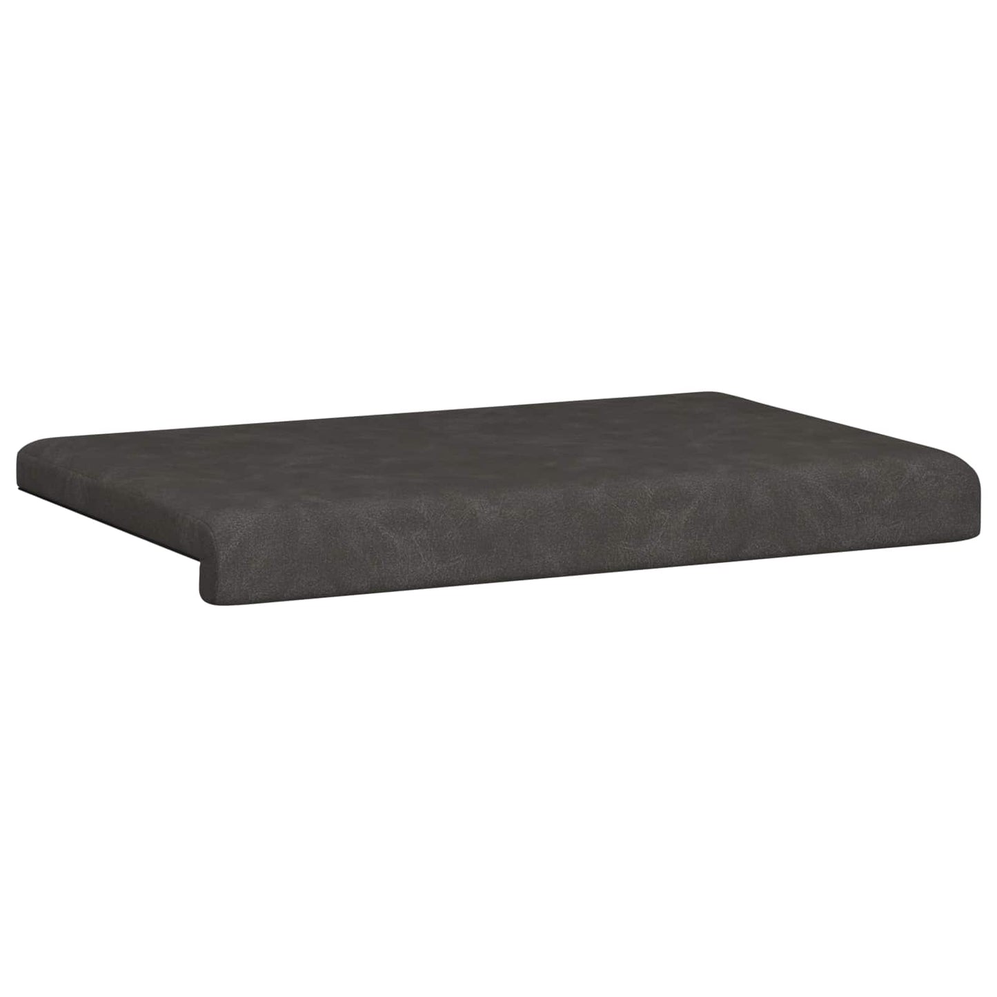 Bench Cushion Faux Leather Black Depth 35 cm