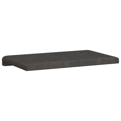 Bench Cushion Faux Leather Black Depth 35 cm