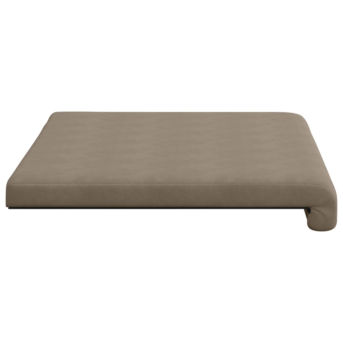 Bench Cushion Microfiber Taupe Depth 35 cm