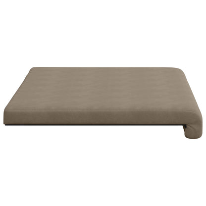 Bench Cushion Microfiber Taupe Depth 35 cm