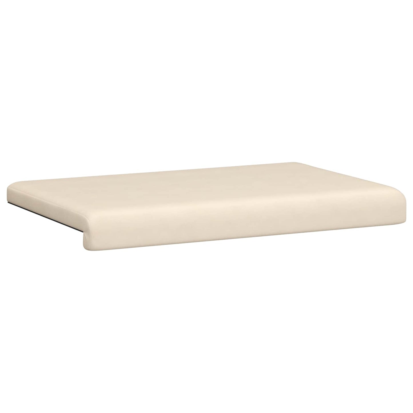 Bench Cushion Microfiber Beige Depth 35 cm