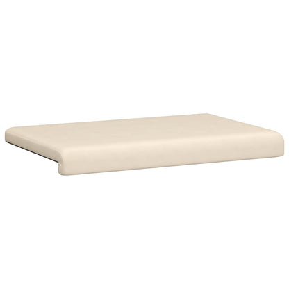 Bench Cushion Microfiber Beige Depth 35 cm
