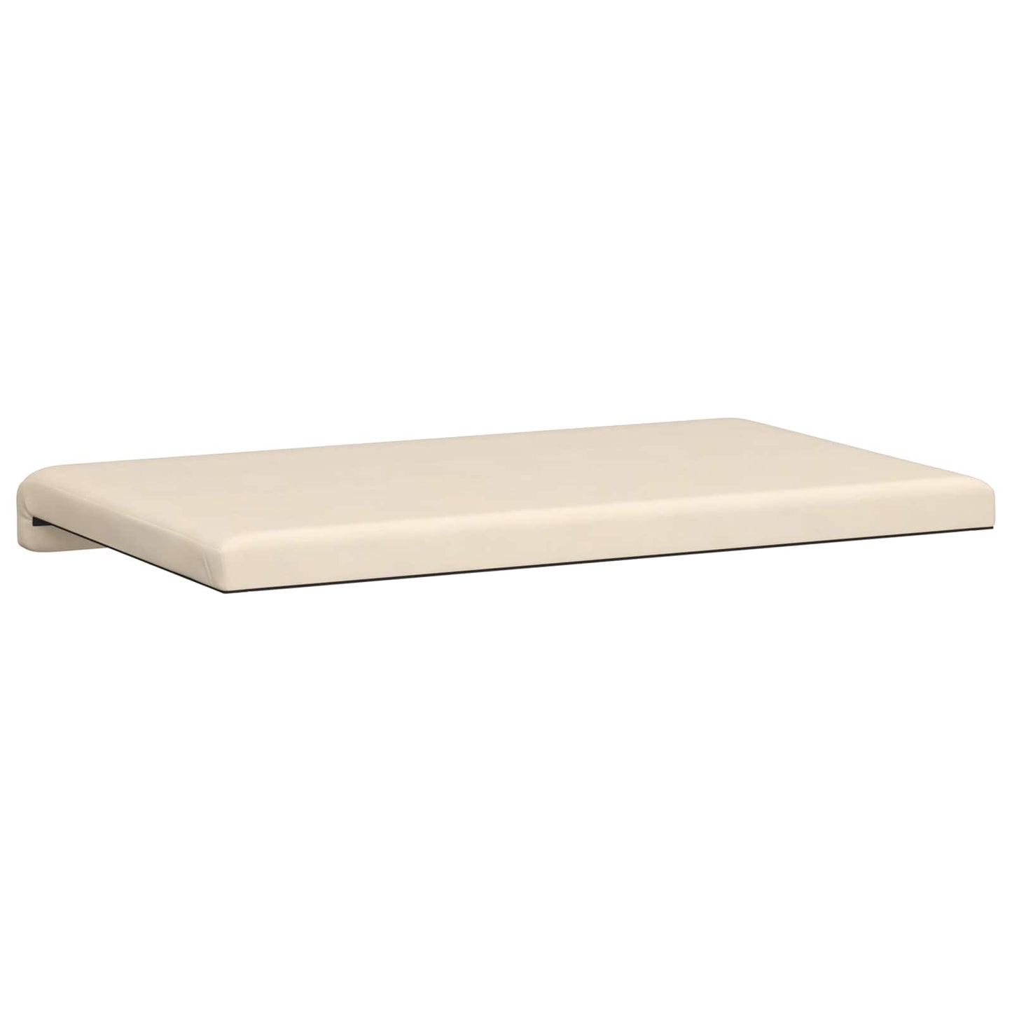 Bench Cushion Microfiber Beige Depth 35 cm