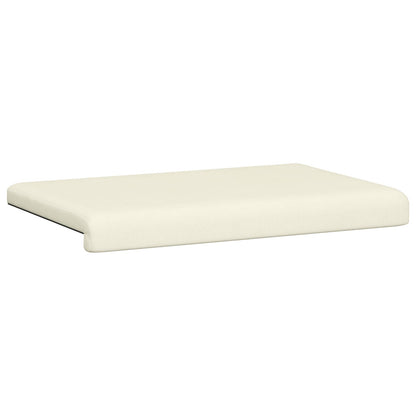 Bench Cushion Corduroy Cream Depth 35 cm