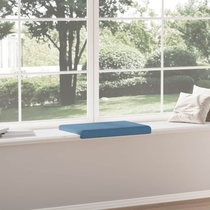 Bench Cushion Corduroy Blue Depth 35 cm
