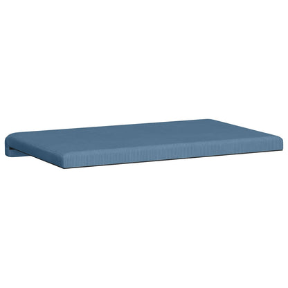 Bench Cushion Corduroy Blue Depth 35 cm