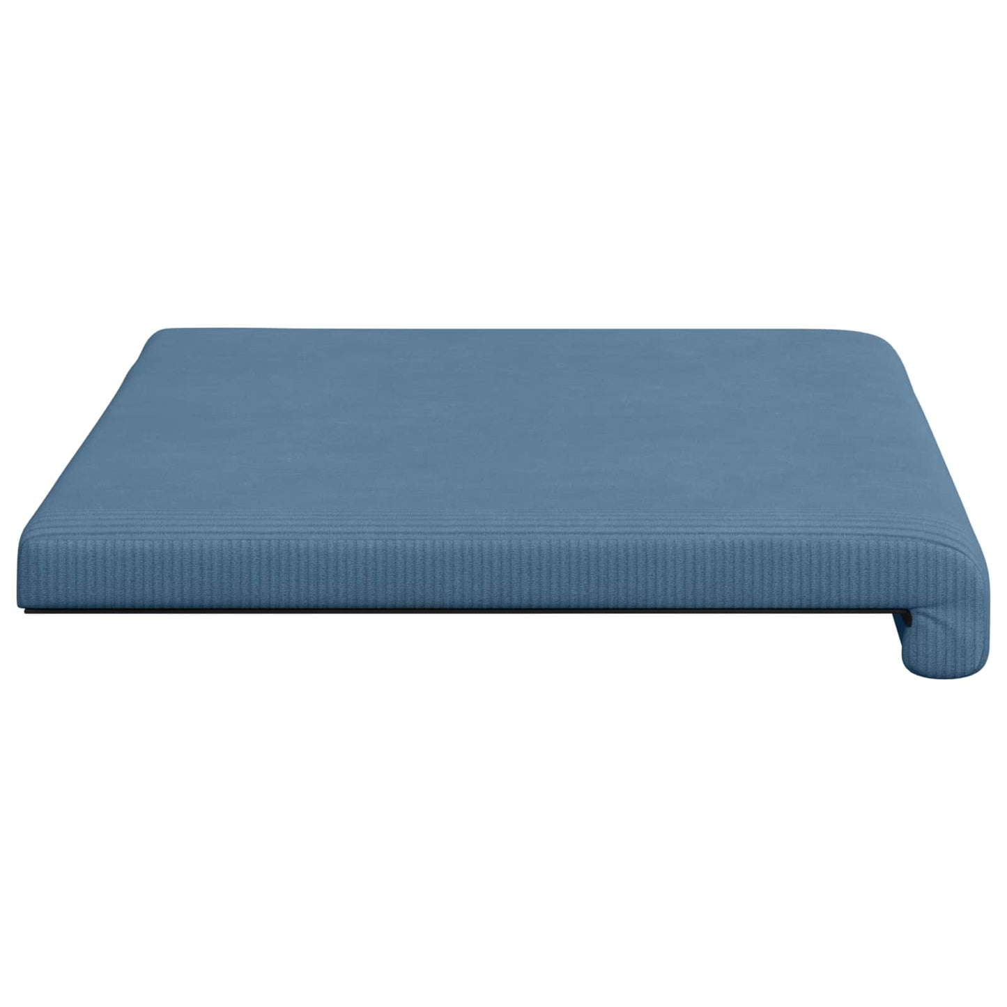 Bench Cushion Corduroy Blue Depth 35 cm