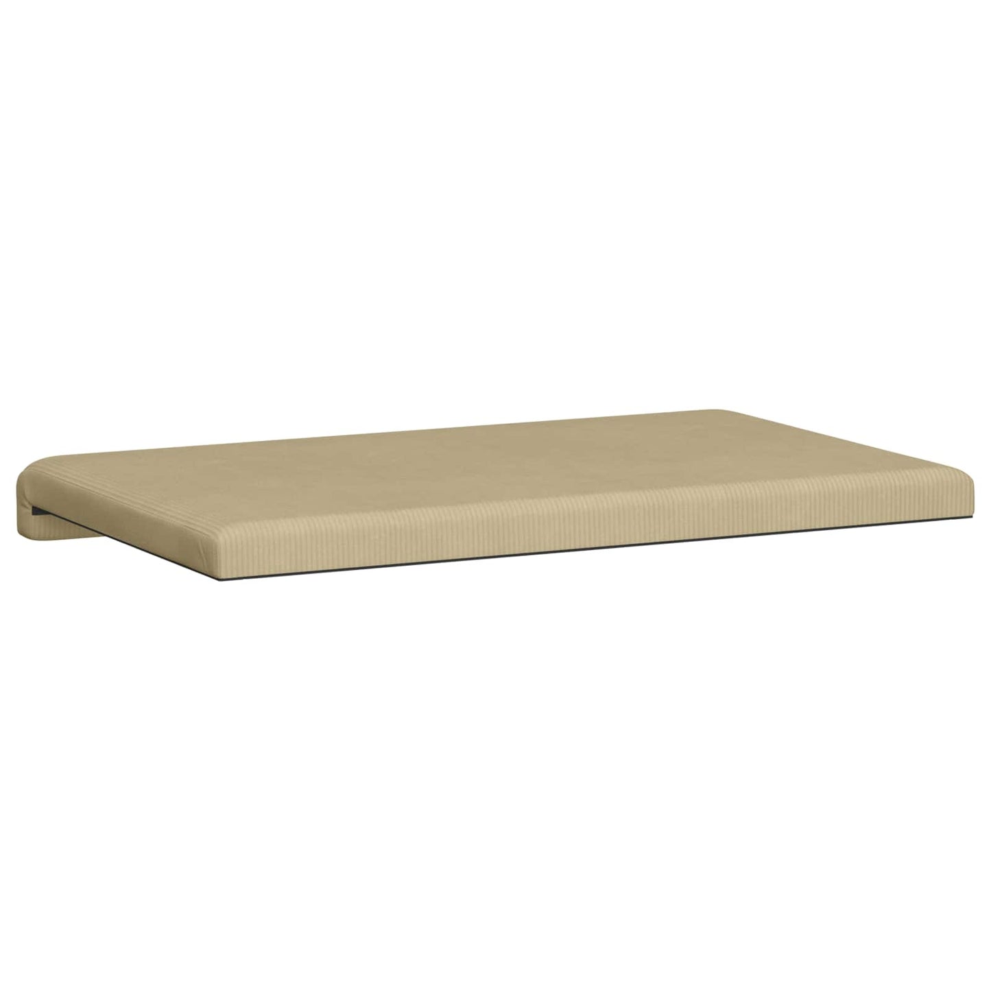 Bench Cushion Corduroy Grey Green Depth 35 cm