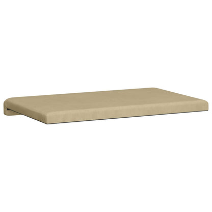 Bench Cushion Corduroy Grey Green Depth 35 cm