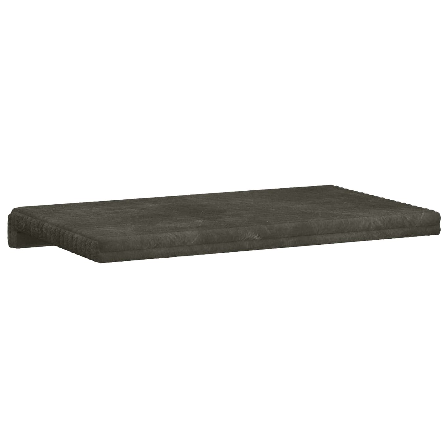 Bench Cushion Plush Corduroy Anthracite Depth 35 cm