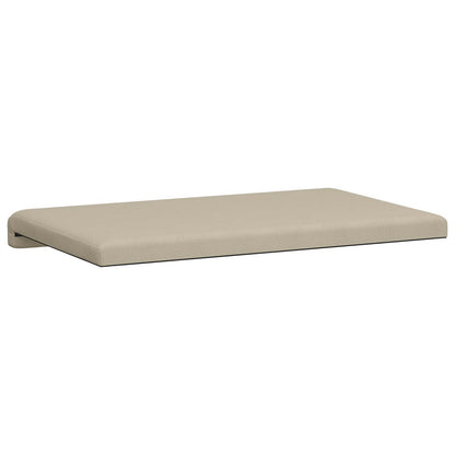 Bench Cushion Textured Velvet Sand Depth 35 cm
