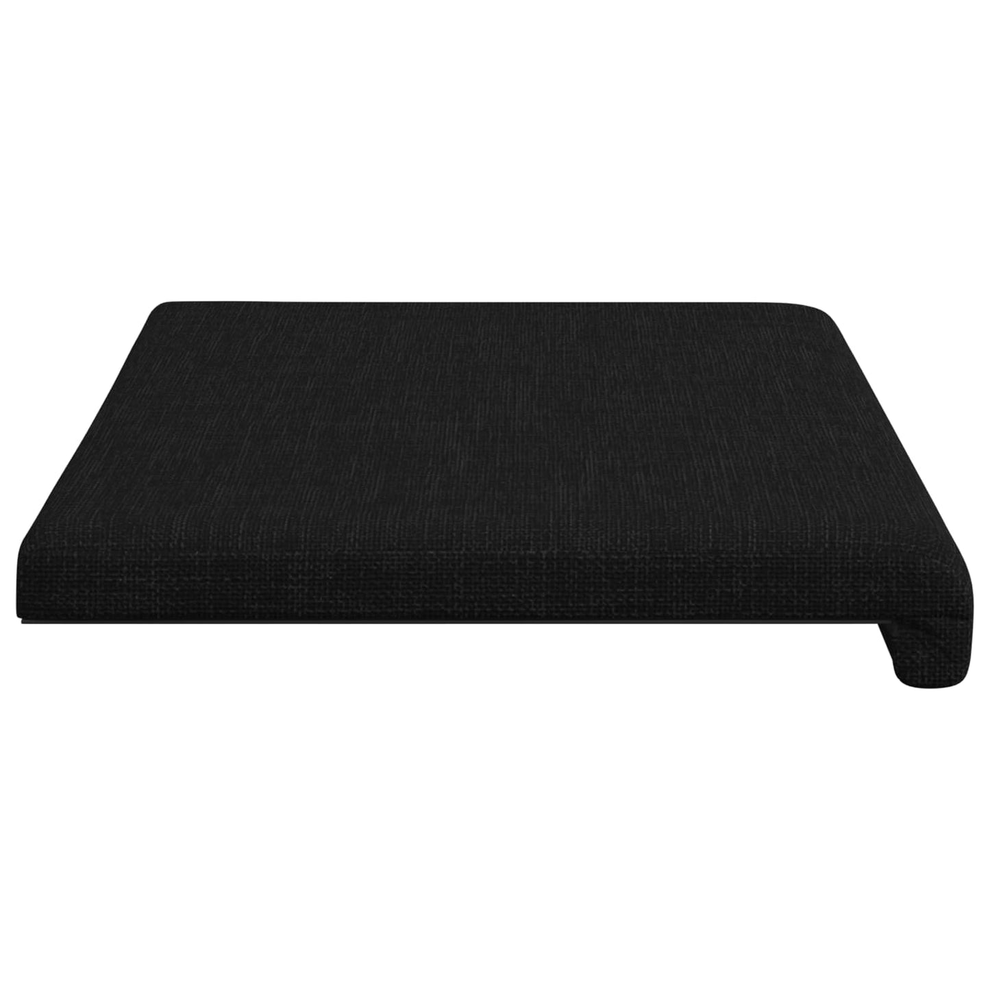 Bench Cushion Fabric Black Depth 35 cm
