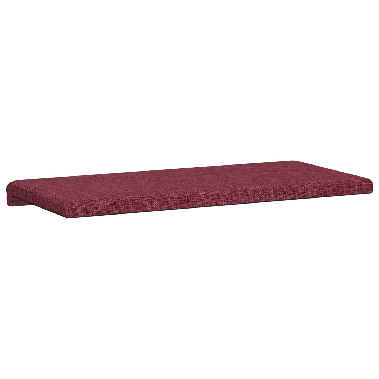 Bench Cushion Fabric Wine Red Depth 35 cm
