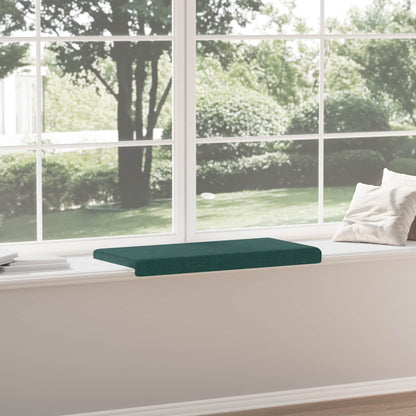 Bench Cushion Fabric Dark Green Depth 35 cm