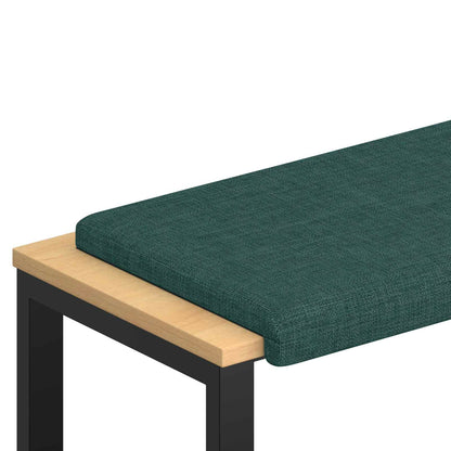 Bench Cushion Fabric Dark Green Depth 35 cm