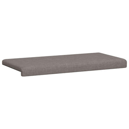 Bench Cushion Fabric Taupe Depth 35 cm