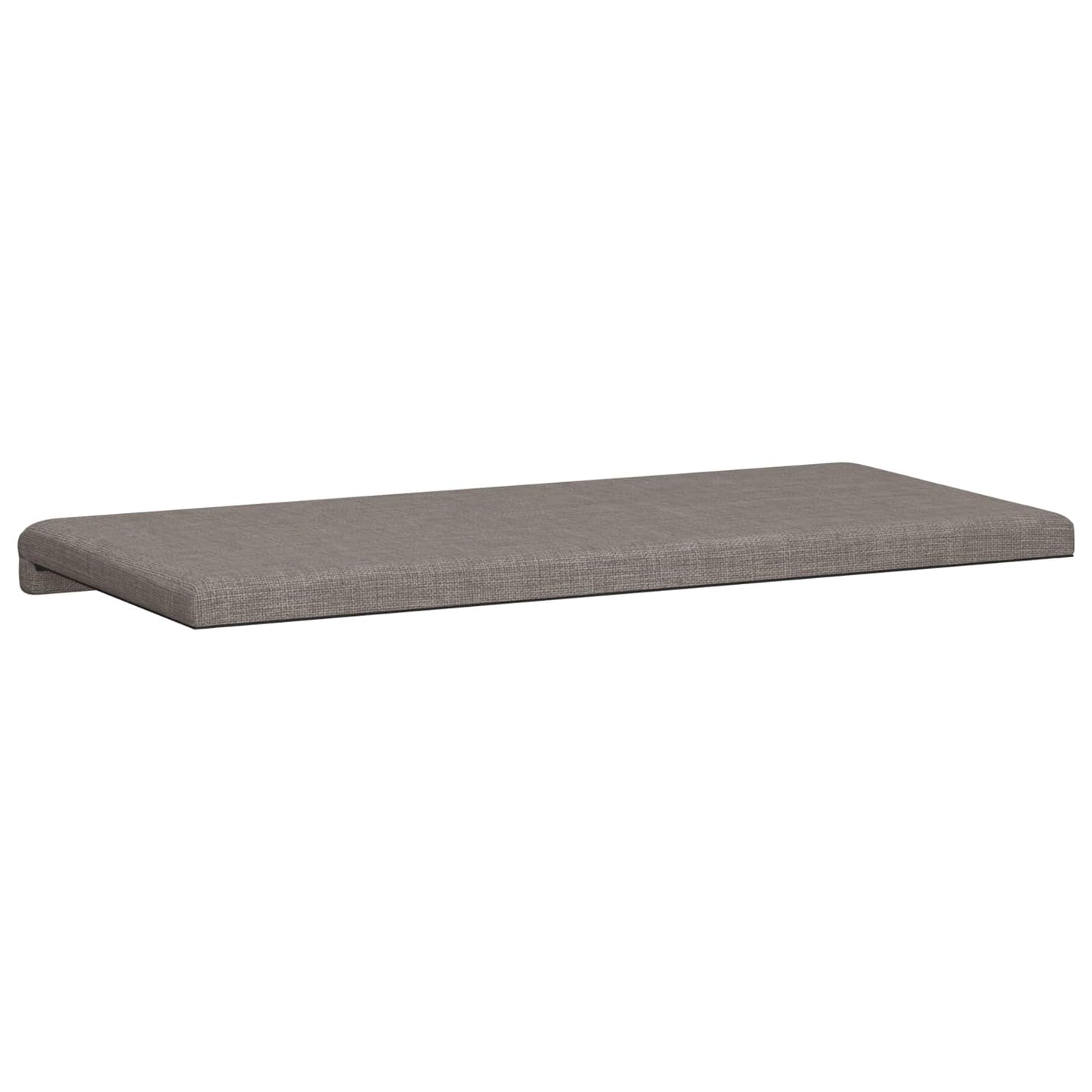 Bench Cushion Fabric Taupe Depth 35 cm